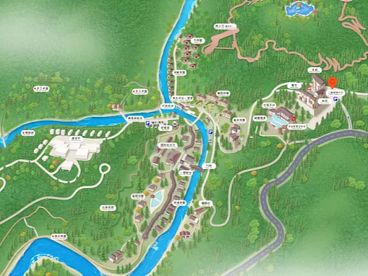 临桂结合景区手绘地图智慧导览和720全景技术，可以让景区更加“动”起来，为游客提供更加身临其境的导览体验。