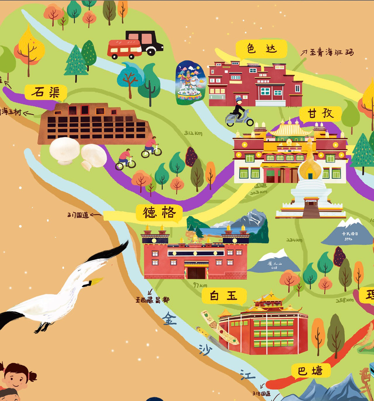 临桂手绘地图景区的文化宝库